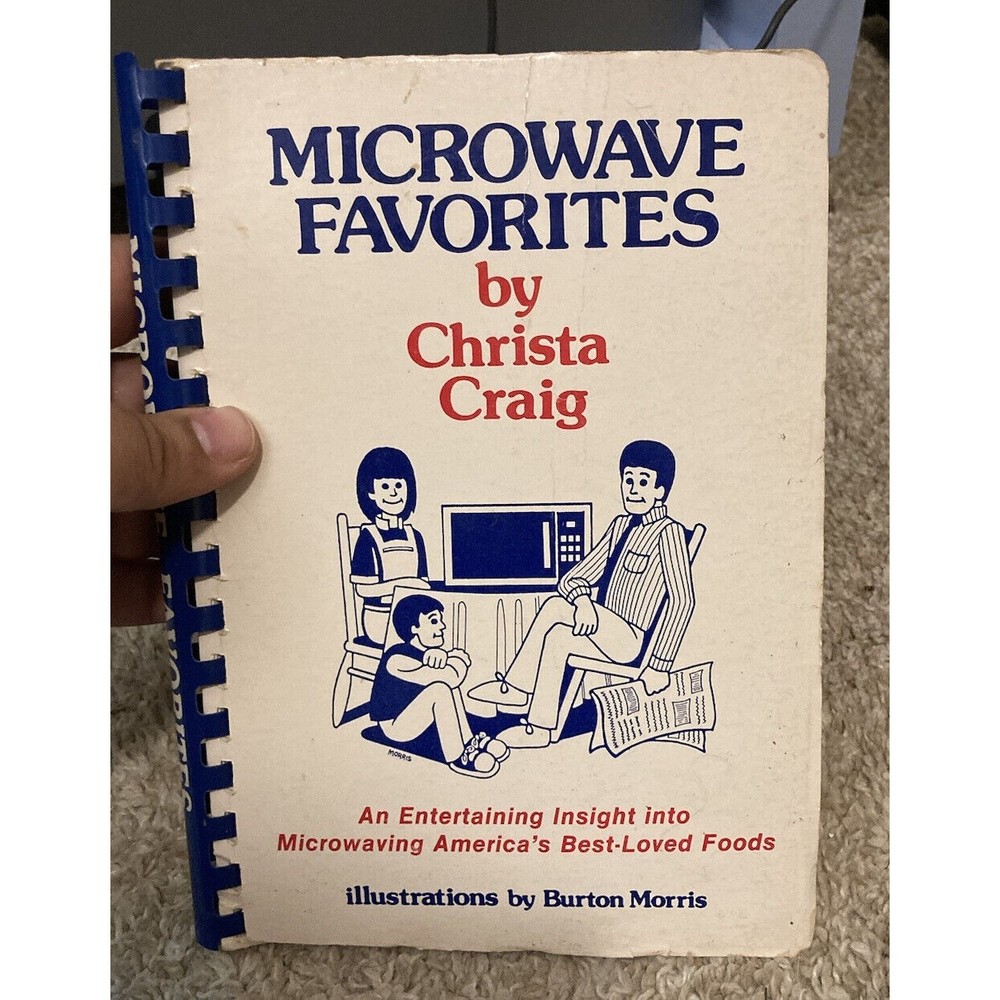 Burton Morris Illustrated‎ Vtg Cookbook RARE Pop Art Collectible
